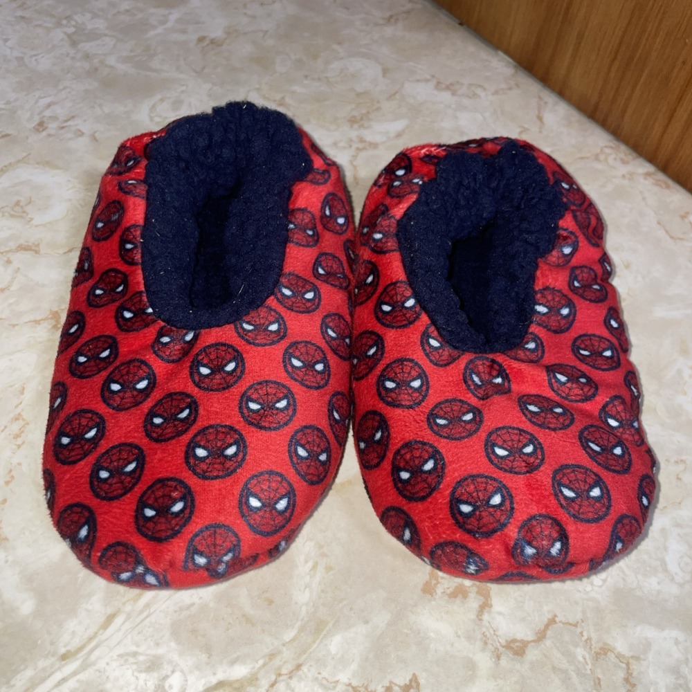 Marvel licensed‎ Spider-Man Child's Slippers - non-slip sole
